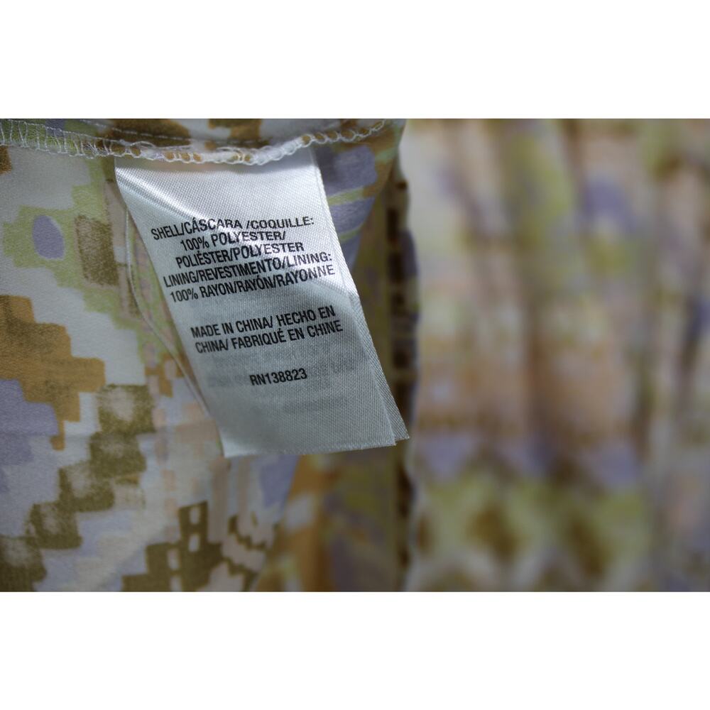 Shyanne Women's Large Watercolor Southwestern Cowgirl Long Sleeve Maxi Dress - Picture 6 of 8